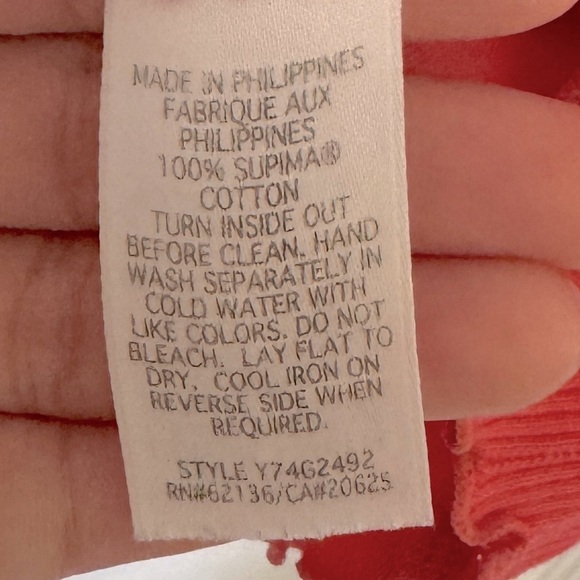 100% Supima Cotton Lace  Lettuce Trim Jewelled Button Barbie Top - Picture 2 of 4